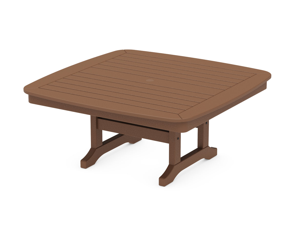 POLYWOOD Nautical 44" Conversation Table in Teak