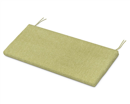 POLYWOOD Bench Seat Cushion - 18.5"D x 43.5"W x 2.5"H in Chartreuse Boucle