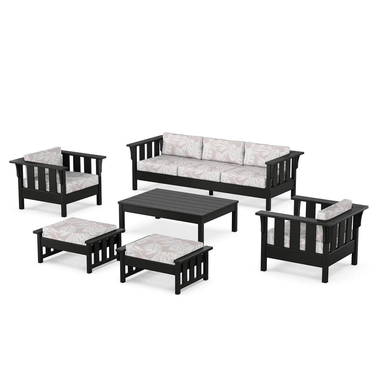 POLYWOOD Acadia 6-Piece Lounge Sofa Set