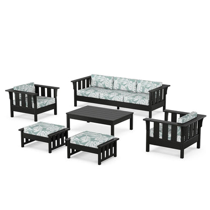 POLYWOOD Acadia 6-Piece Lounge Sofa Set