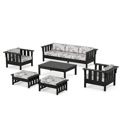 POLYWOOD Acadia 6-Piece Lounge Sofa Set