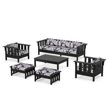 POLYWOOD Acadia 6-Piece Lounge Sofa Set
