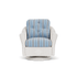 Lloyd Flanders Reflections Swivel Glider Lounge Chair - White finish
