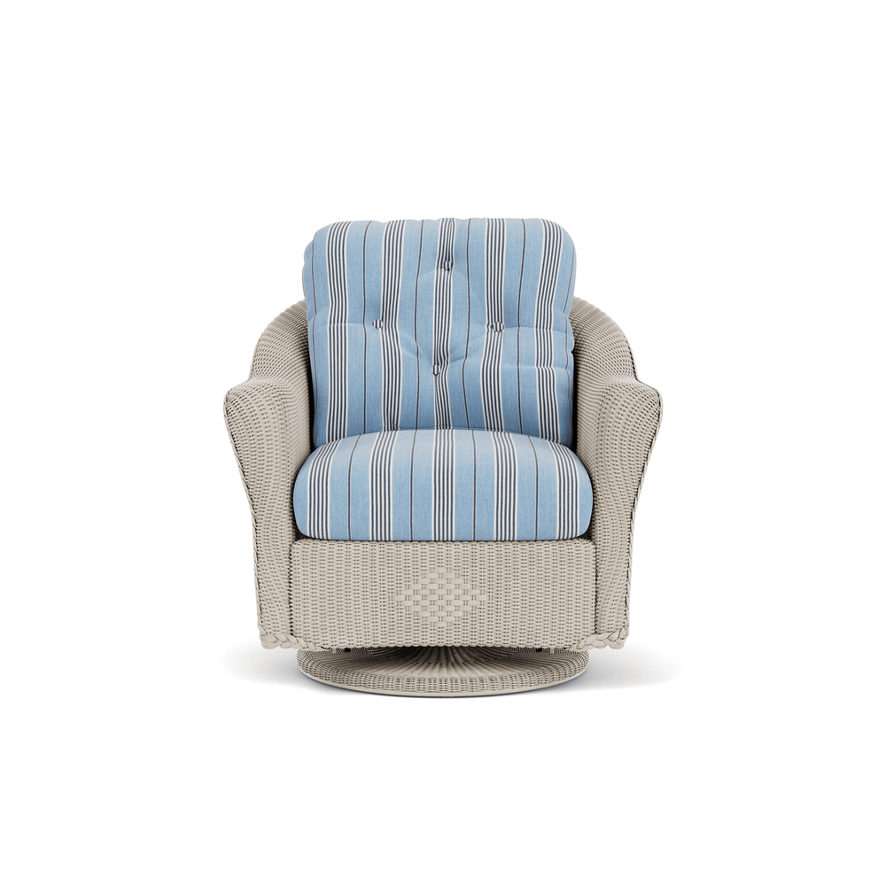 Lloyd Flanders Reflections Swivel Glider Lounge Chair - Linen finish