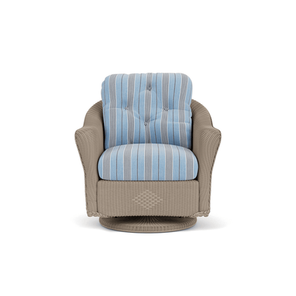 Lloyd Flanders Reflections Swivel Glider Lounge Chair - French Beige finish