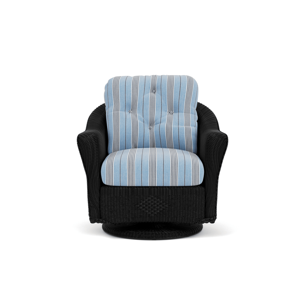 Lloyd Flanders Reflections Swivel Glider Lounge Chair - Ebony finish