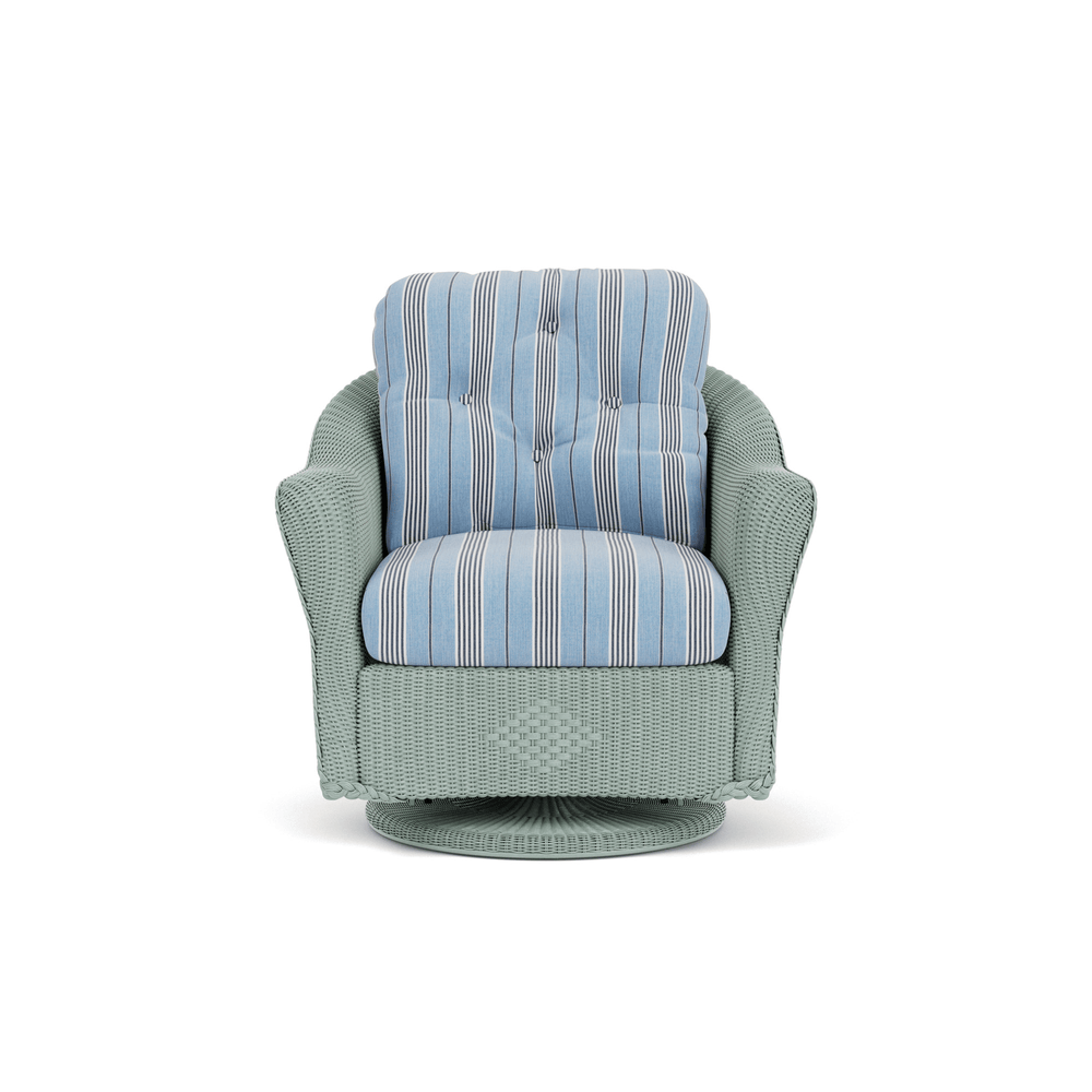 Lloyd Flanders Reflections Swivel Glider Lounge Chair - Sea Glass finish