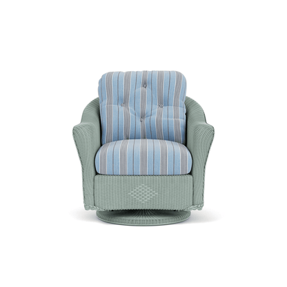 Lloyd Flanders Reflections Swivel Glider Lounge Chair - Sea Glass finish