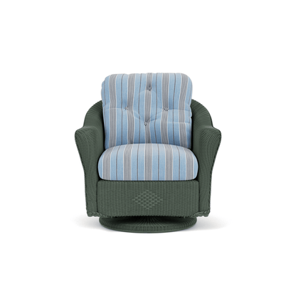 Lloyd Flanders Reflections Swivel Glider Lounge Chair - Spruce finish