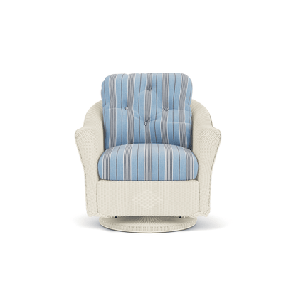 Lloyd Flanders Reflections Swivel Glider Lounge Chair - Ivory finish