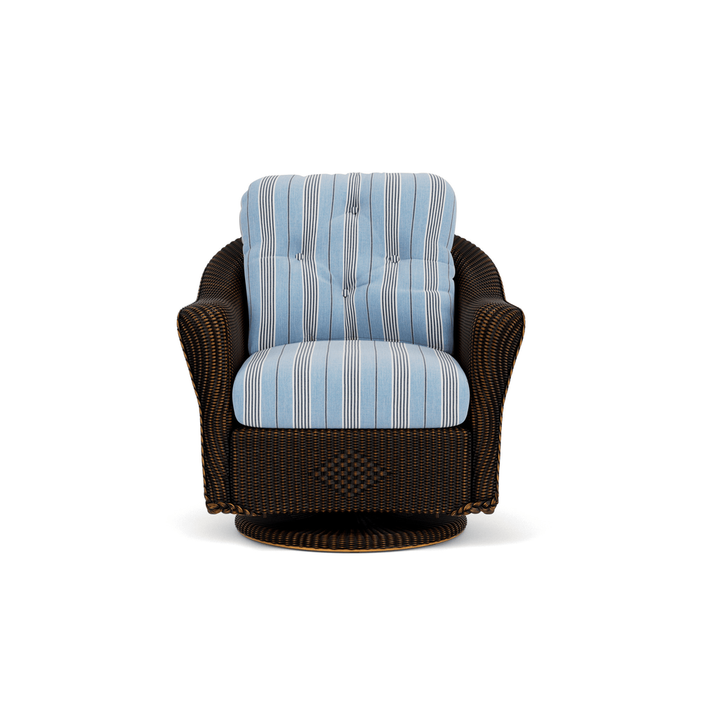 Lloyd Flanders Reflections Swivel Glider Lounge Chair - Mink finish