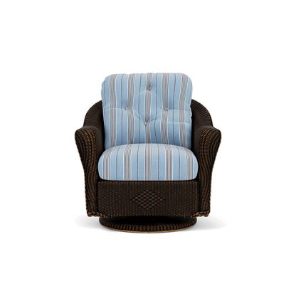 Lloyd Flanders Reflections Swivel Glider Lounge Chair - Mink finish
