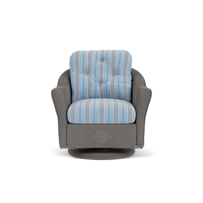 Lloyd Flanders Reflections Swivel Glider Lounge Chair - Pewter finish