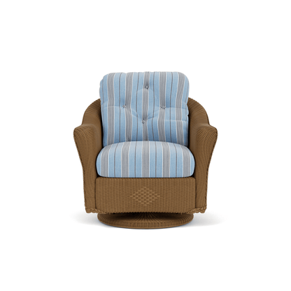 Lloyd Flanders Reflections Swivel Glider Lounge Chair - Hickory finish