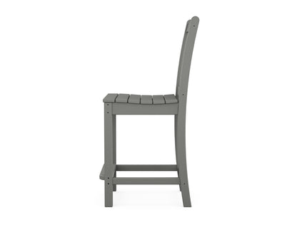 POLYWOOD Traditional Garden Counter Side Chair angle view