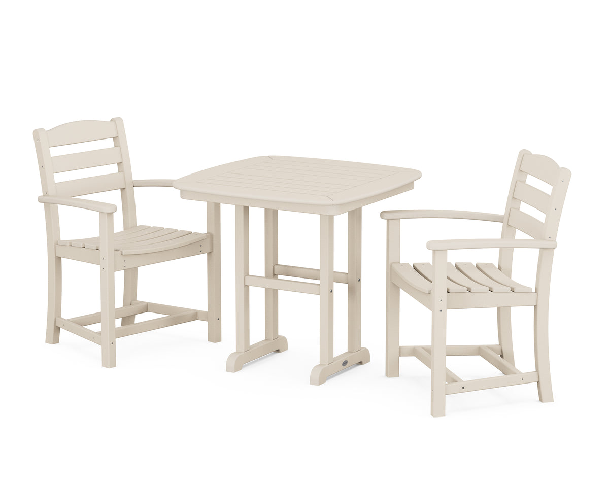 POLYWOOD La Casa Café 3-Piece Dining Set in Sand