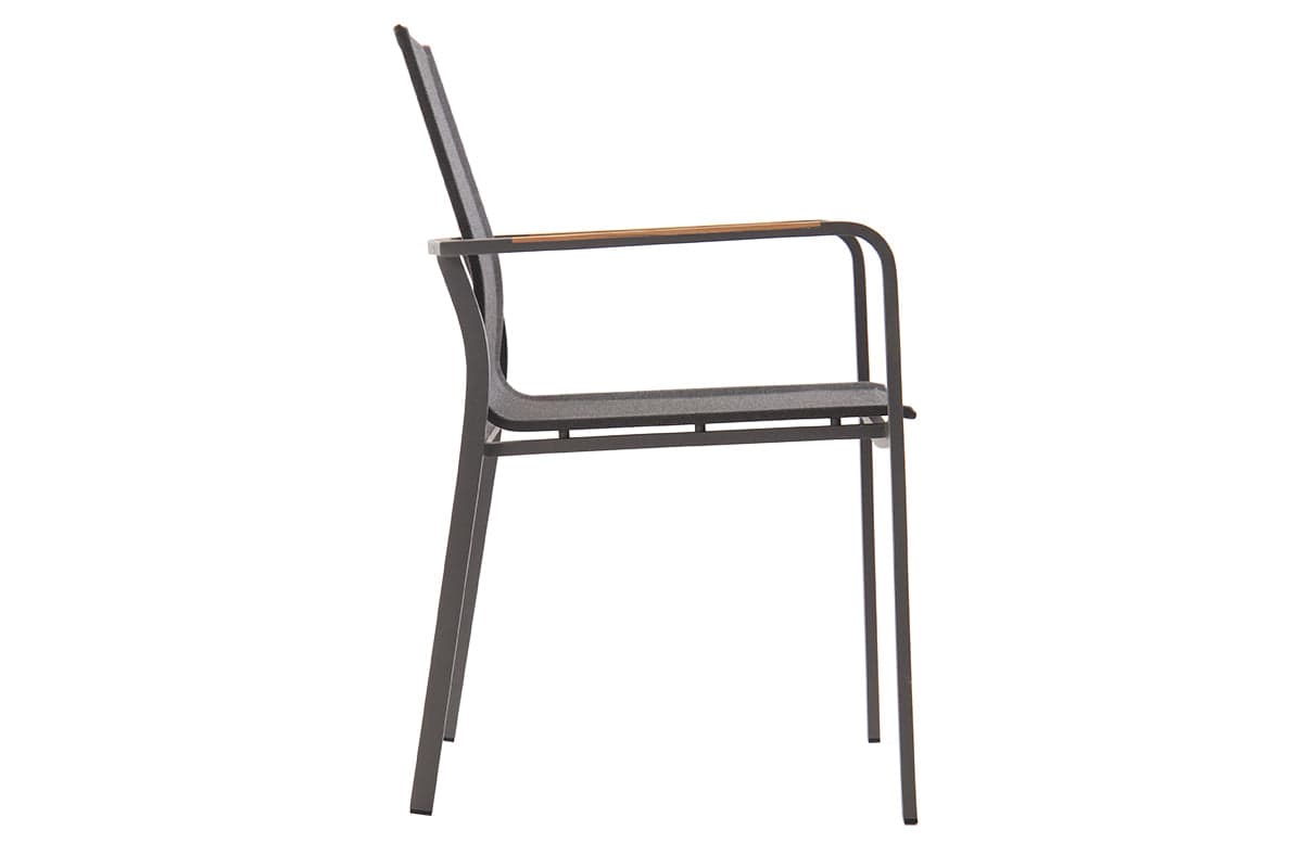 Kiera Aluminum Sling Dining Chair - Casual Furniture World