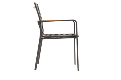 Lighthouse Casual Living Outdoor Furniture Kiera Aluminum Rope Dining Chair
