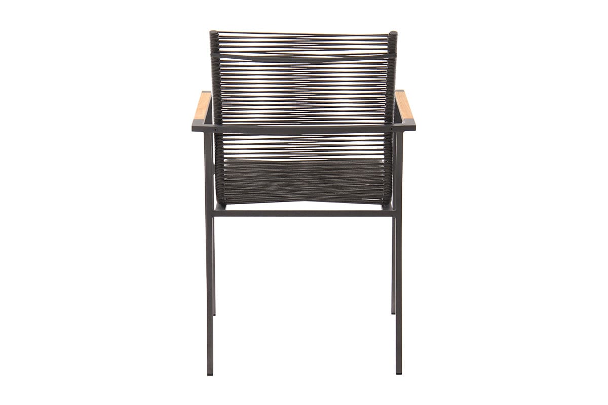 Kiera Aluminum Rope Dining Chair - Casual Furniture World