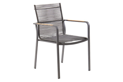Lighthouse Casual Living Outdoor Furniture Kiera Aluminum Rope Dining Chair