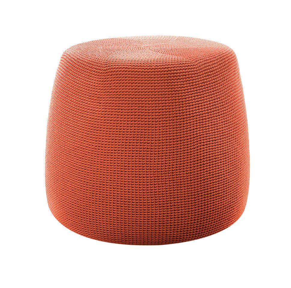 Lighthouse Casual Living Pouf Orange IVY SMALL POUF