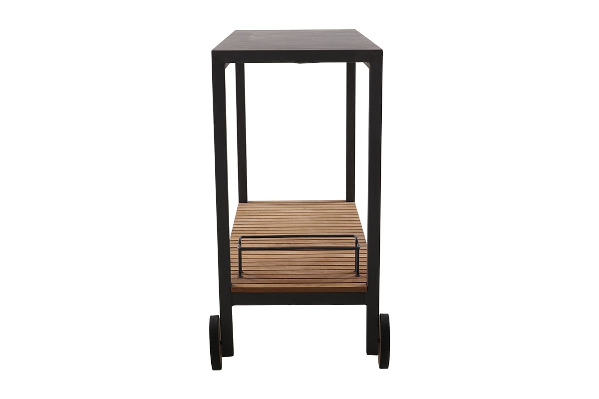 Lighthouse Casual Living Serving Cart Kiera Aluminum Serving Trolley