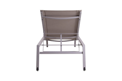 Kiera Stackable Aluminum Sun Lounger - Casual Furniture World