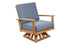 Lighthouse Casual Living Swivel Chair Remix Denim Beckett Swivel Chair