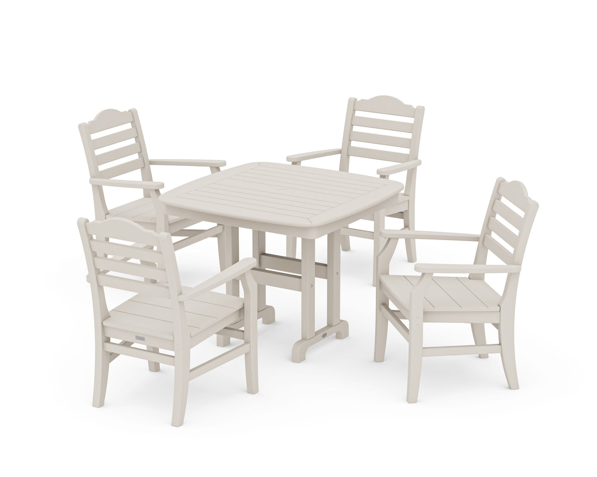 POLYWOOD Savannah 5-Piece Dining Set in Sand