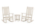 POLYWOOD Estate 3-Piece Rocking Chair Set in Sand