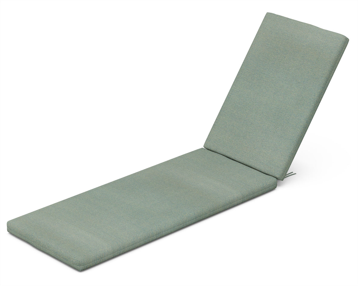 POLYWOOD Chaise Seat/Back Pad in Deckhand Lagoon