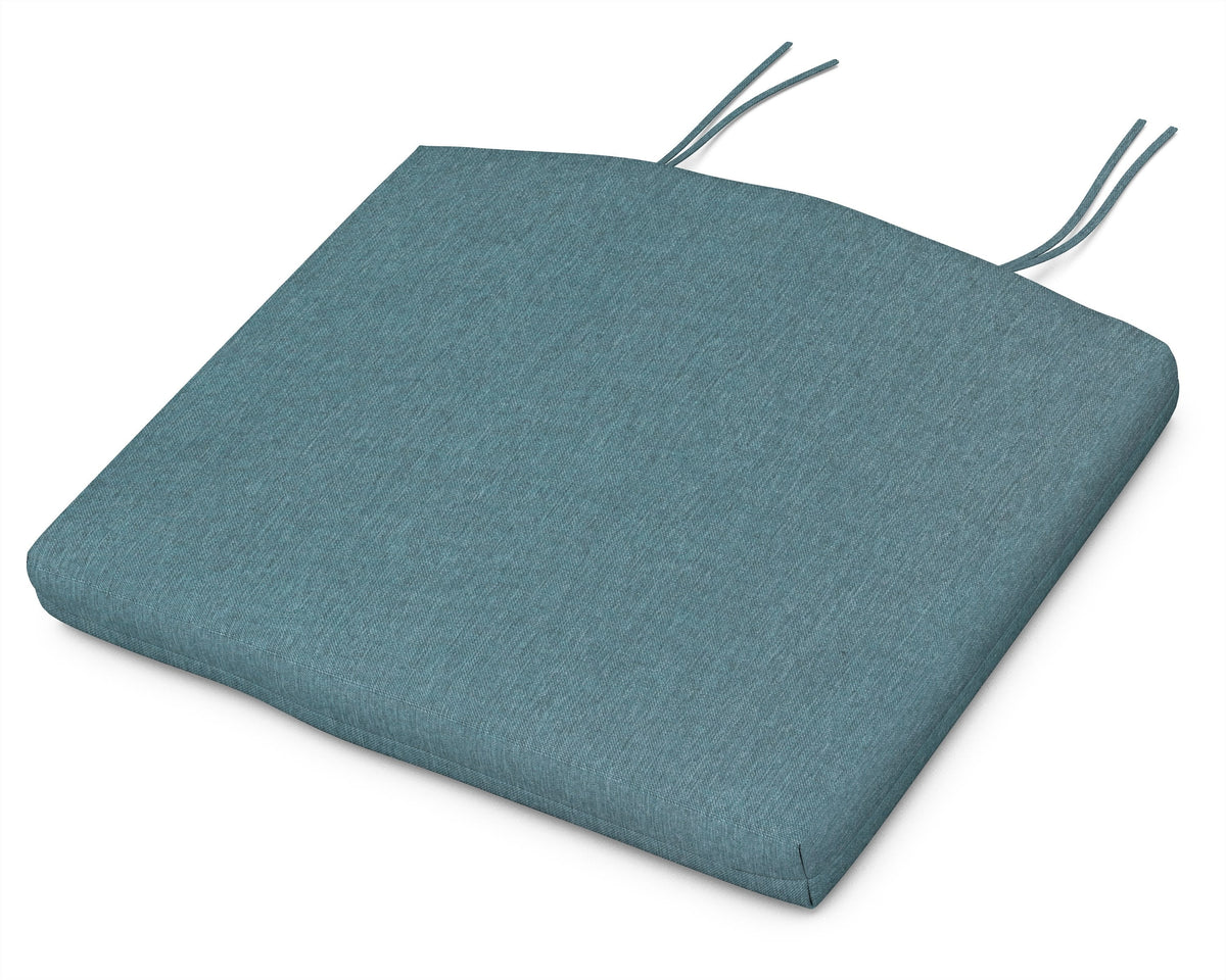 POLYWOOD Standard Seat Cushion 18"D x 22"W x 2.5"H in Ocean Teal