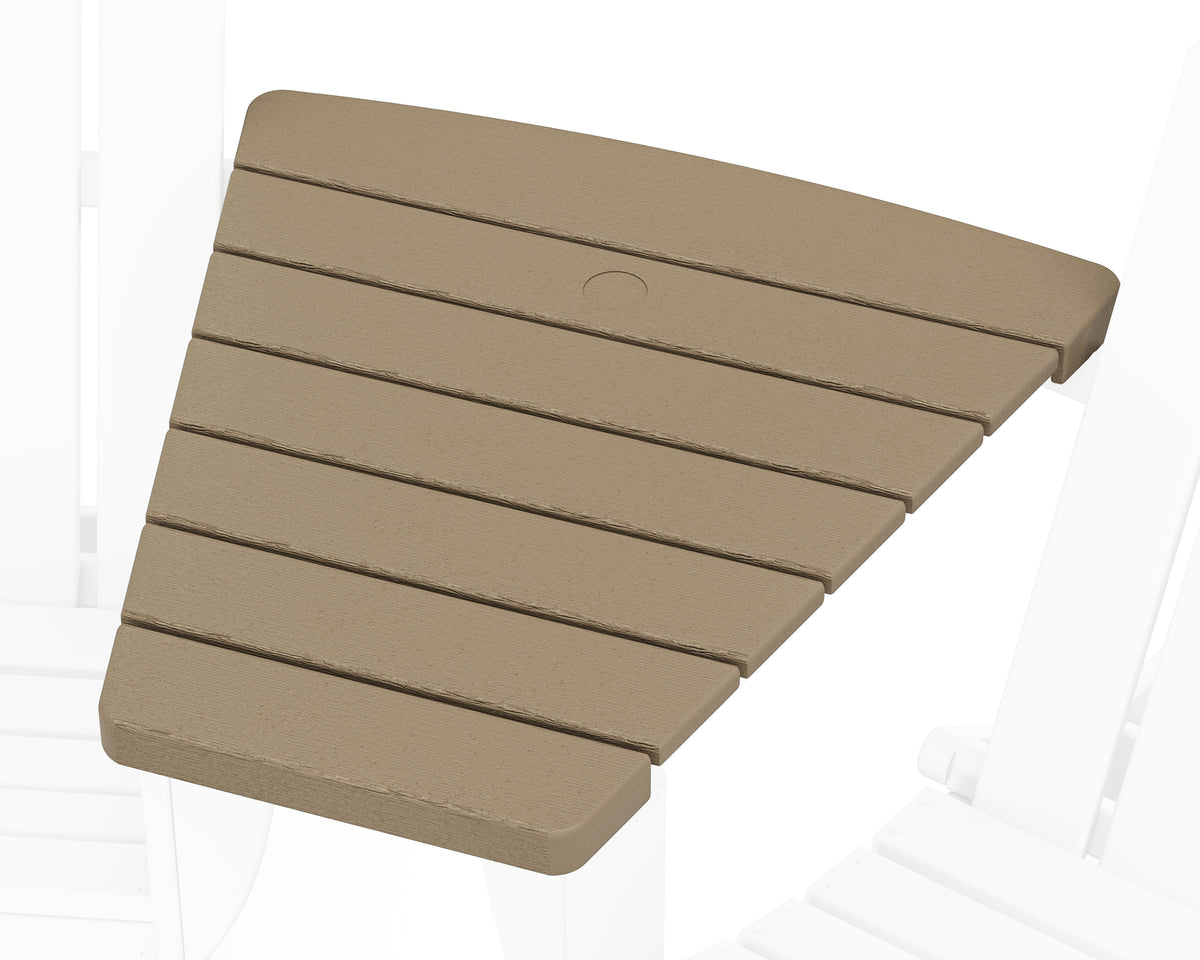 POLYWOOD Classic Series Angled Adirondack Connecting Table in Vintage Sahara