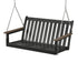 POLYWOOD Vineyard Deep Seating Swing Frame in Black / Kona