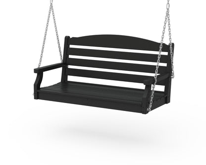 POLYWOOD Savannah 48" Swing in Black