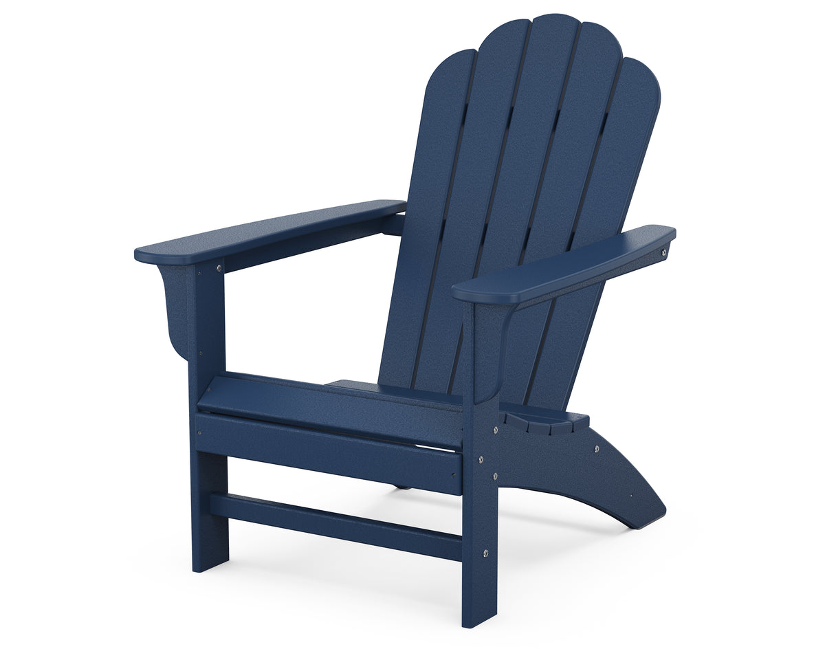POLYWOOD Cottage Adirondack Chair in Navy