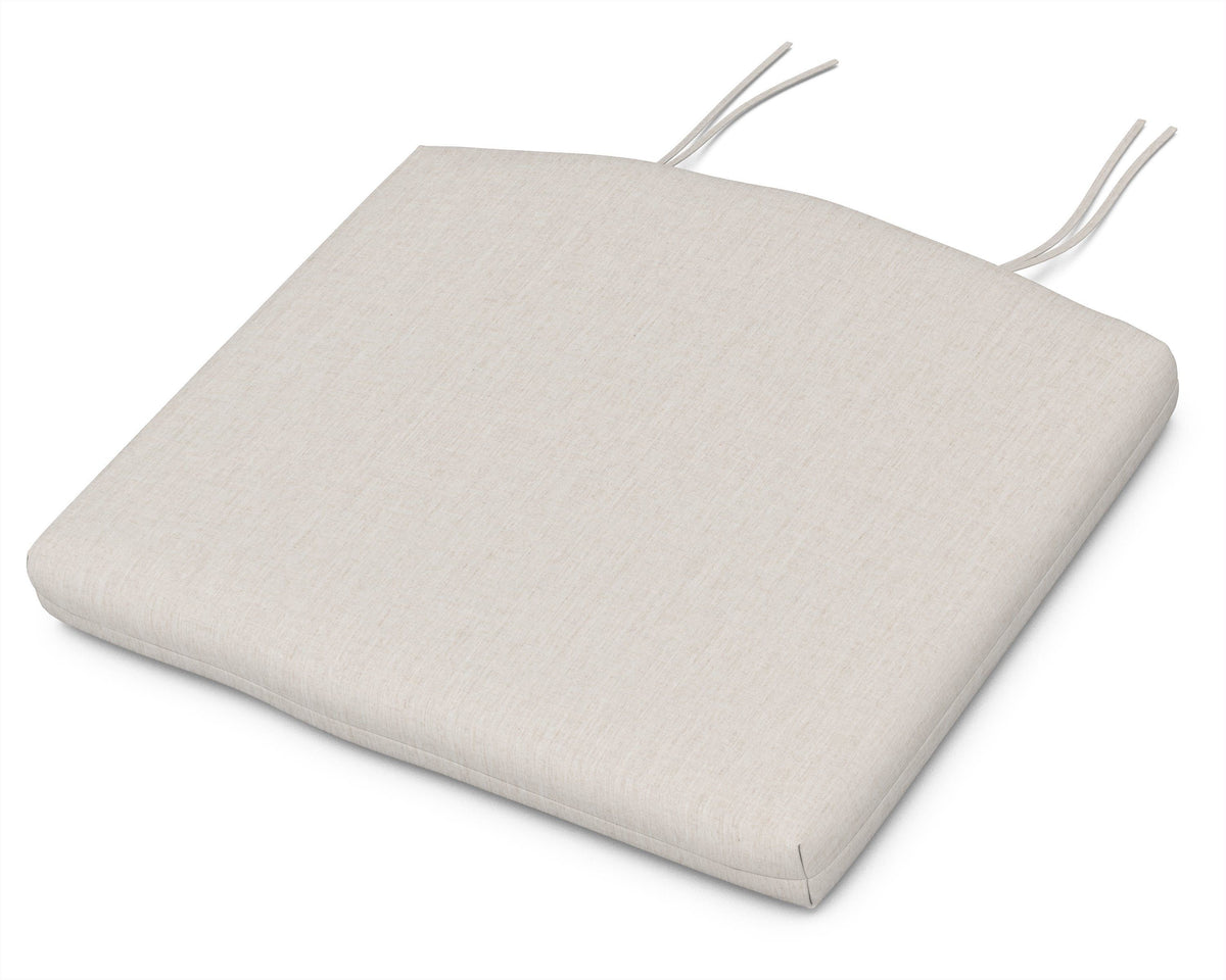 POLYWOOD Standard Seat Cushion 18.5"D x 24"W x 2.5"H in Cast Ash