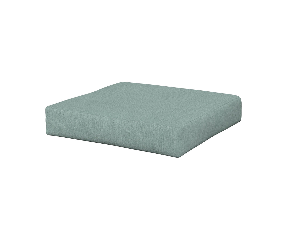 POLYWOOD Prescott Ottoman Cushion in Glacier Spa