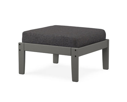 POLYWOOD Braxton Deep Seating Ottoman angle view