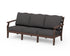 POLYWOOD Savannah Deep Seating Sofa in Mahogany / Ash Charcoal