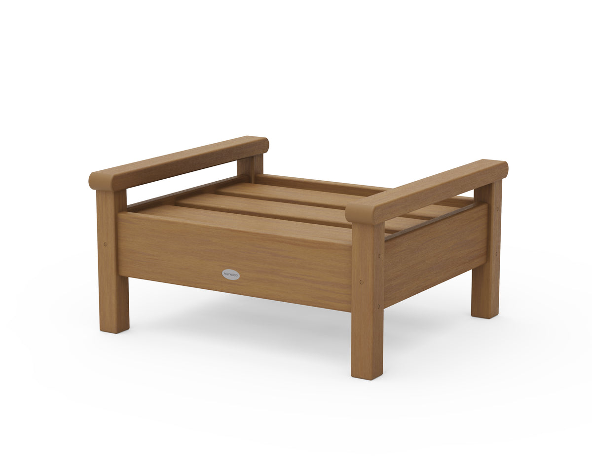 POLYWOOD Harbour Ottoman Frame in Natural