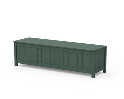 POLYWOOD Vineyard 60" Storage Bench in Green