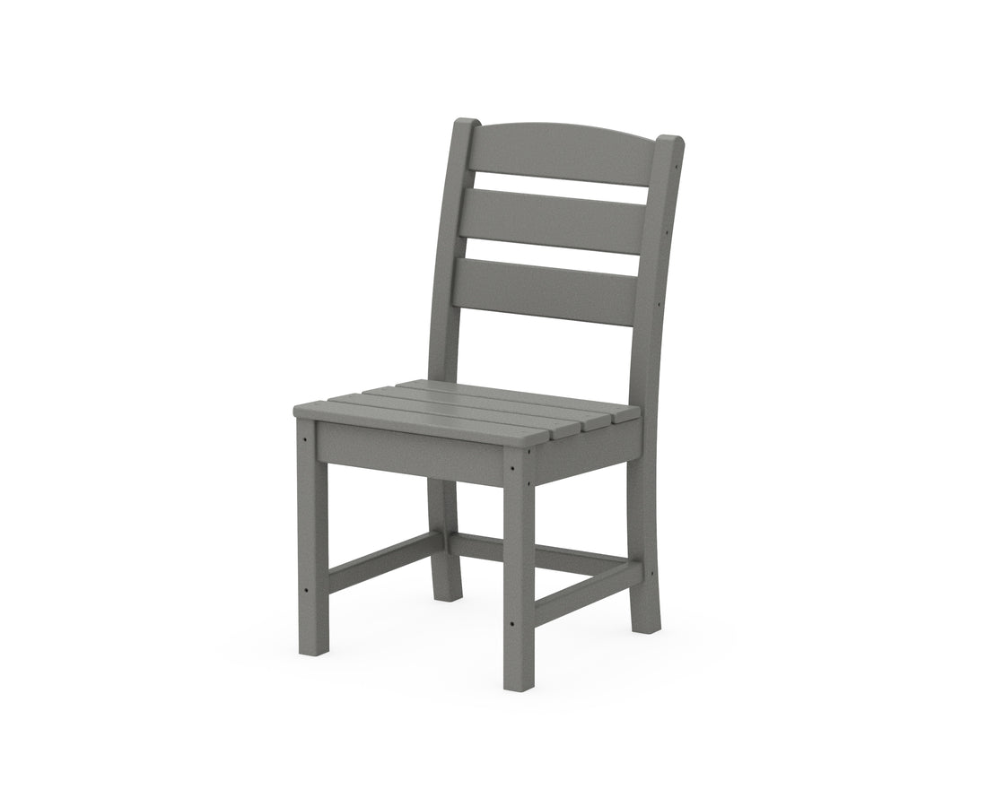 POLYWOOD Lakeside Dining Side Chair in Slate Grey