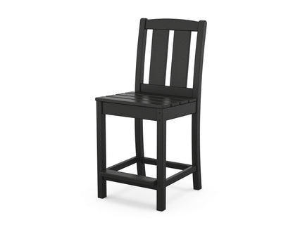 POLYWOOD Mission Counter Side Chair in Black