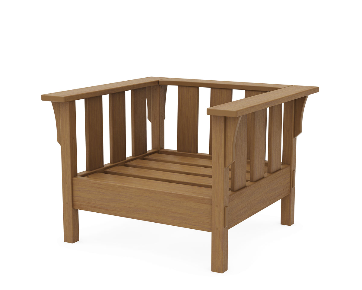 POLYWOOD Acadia Deep Seating Chair Frame in Natural