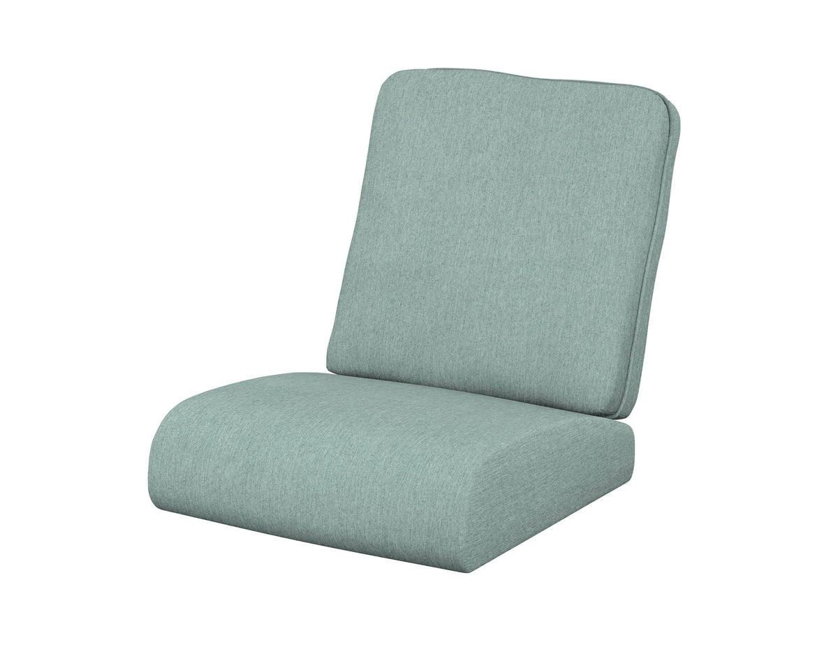 POLYWOOD Club Seat/Back Cushion in Glacier Spa
