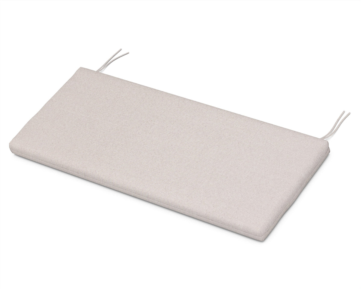 POLYWOOD Bench Seat Cushion - 18.5"D x 43.5"W x 2.5"H in Dune Burlap