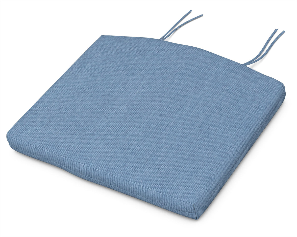 POLYWOOD Standard Seat Cushion 18.5"D x 24"W x 2.5"H in Sky Blue