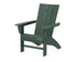 POLYWOOD Modern Curveback Adirondack Chair in Green