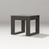POLYWOOD Latitude End Table in Vintage Coffee